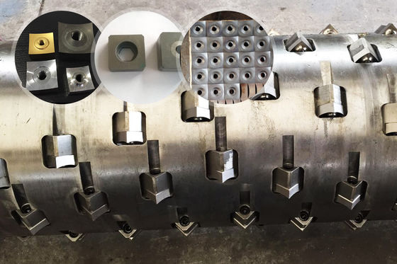 গুণ  Twin Shaft Plastic Shredder Blades , CE Shredder Machine Blades কারখানা