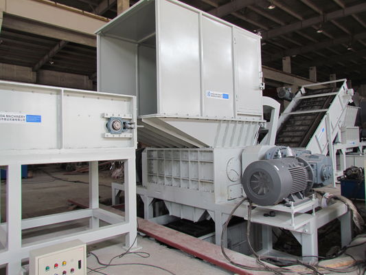 22 * 2kw 20rpm সলিড বর্জ্য ডাবল শ্যাফট শ্রেডার মেশিন