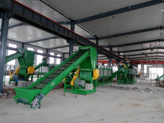 380V 3 ফেজ টেকসই বর্জ্য পিই ফিল্ম ওয়াশিং লাইন প্লাস্টিক ফিল্ম পুনর্ব্যবহারের জন্য