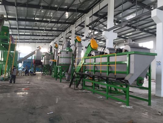 1000 কেজি / এইচ 2000 কেজি / এইচ পোষা বোতল পোষ্য ফ্লেক ওয়াশিং লাইন
